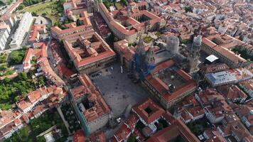 santiago compostela ciudad España aéreo ver video