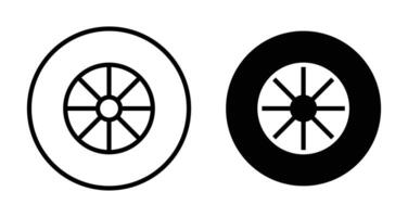 Tire icon set. vector