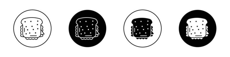 Sandwich icon set. vector