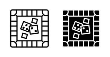 Game board icon vector