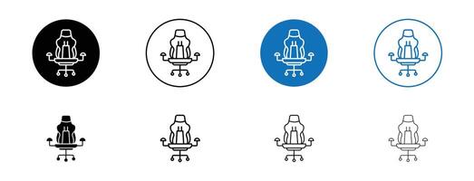 Gaming chair icon vector