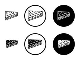 Sandwich icon set. vector