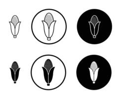 Corn icon set. vector