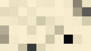 Background of colored pixel squares. Motion. Square background in retro pixel style. Colored squares with shades of color move on surface video