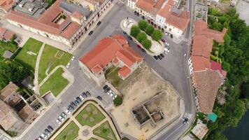 City of Barcelos Portugal Aerial View video