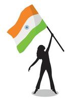 Holiday Independence Day of India. illustration. vector