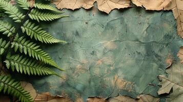 Cluster of Green Leaves Close Up photo