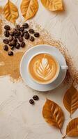Cup of Coffee on Saucer photo