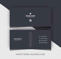 Simple unique professional elegant minimal clean modern creative corporate business card design template for your company. vector