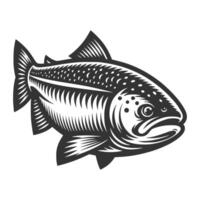 Free Bass fish art illustration, Free download vector