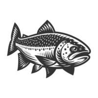 Free Bass fish art illustration, Free download vector