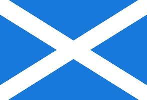 Escocia nacional bandera ilustrador país banderas vector