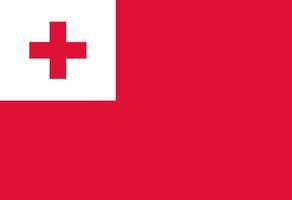 Tonga flag illustrator country flags vector