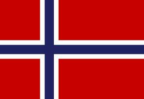 Norwegian flag illustrator country flags vector