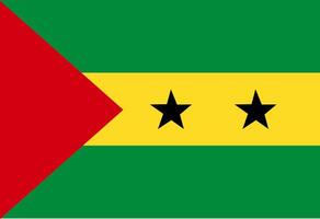 amazing Sao Tome and Principe flag illustrator country flags vector