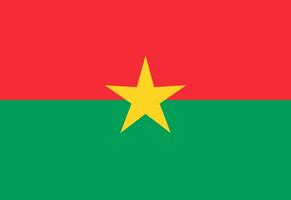 burkina faso bandera ilustrador país banderas vector