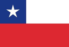 Chilean flag illustrator country flags vector