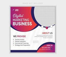 Business web banner design template. vector