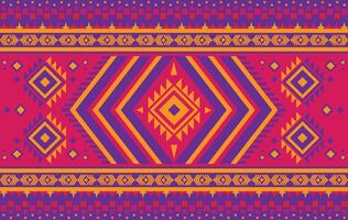 geométrico floral étnico rojo color tono sin costura modelo. tradicional étnico estilo patrón, diseñado para antecedentes ,fondo de pantalla ,alfombra ,ropa ,Costura ,impreso modelo ,tela ,bordado vector