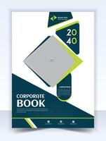 Annual report brochure flyer design template, presentation book cover templates. vector