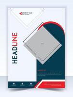 Annual report brochure flyer design template, presentation book cover templates. vector