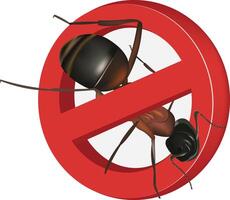 No bugs allowed sign with beetle and earphones vector