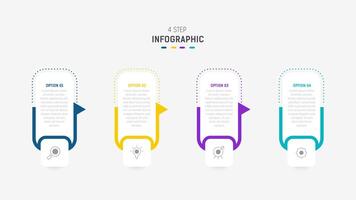 Three Step Infographic label design template with line icons. process steps diagram, presentations, workflow layout, banner, flow chart, info graph illustration. vector