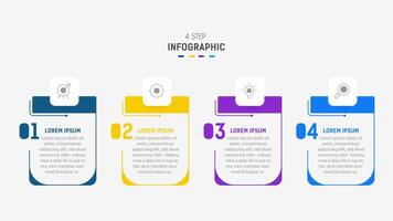 Three Step Infographic label design template with line icons. process steps diagram, presentations, workflow layout, banner, flow chart, info graph illustration. vector