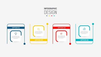 Three Step Infographic label design template with line icons. process steps diagram, presentations, workflow layout, banner, flow chart, info graph illustration. vector