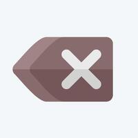 Icon Remove. related to Delete symbol. flat style. simple design illustration vector
