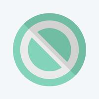Icon Cancel. related to Delete symbol. flat style. simple design illustration vector