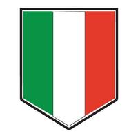 vectores ilustración de el italiano bandera icono