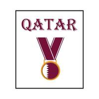 vectors illustration qatar country flag icon symbol design