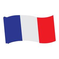 vectors illustration icon of the flag of France