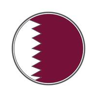 vectors illustration qatar country flag icon symbol design