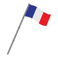 vectors illustration icon of the flag of France