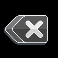 Icon Remove. related to Delete symbol. glossy style. simple design illustration vector