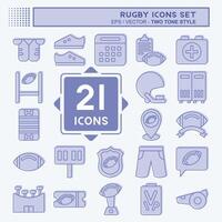 Icon Set Home. related to Sports symbol. two tone style. simple design illustration vector