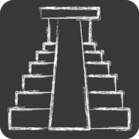 Icon Jungles. related to America symbol. chalk Style. simple design illustration vector
