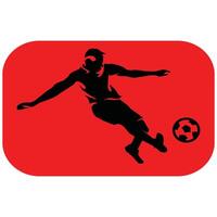 person kicking ball icon illustration symbol design vector