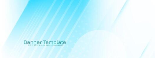 Abstract geometric design modern blue color banner vector