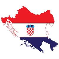 vectores ilustración icono país Croacia símbolo diseño