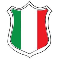 vectores ilustración de el italiano bandera icono