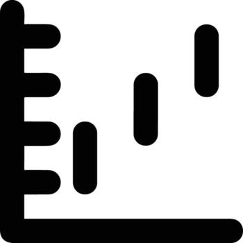 Chart icon symbol image for data statistic analysis illustration vector