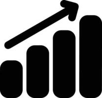 Chart icon symbol image for data statistic analysis illustration vector