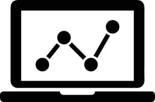 Chart icon symbol image for data statistic analysis illustration vector