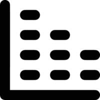 Chart icon symbol image for data statistic analysis illustration vector