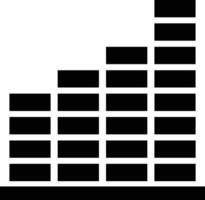 Chart icon symbol image for data statistic analysis illustration vector