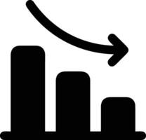 Chart icon symbol image for data statistic analysis illustration vector