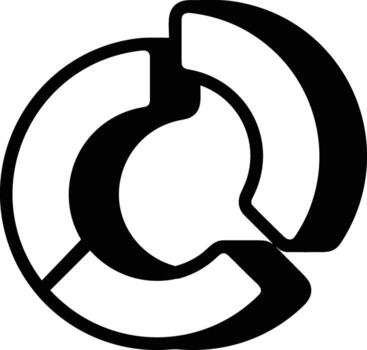 Chart icon symbol image for data statistic analysis illustration vector